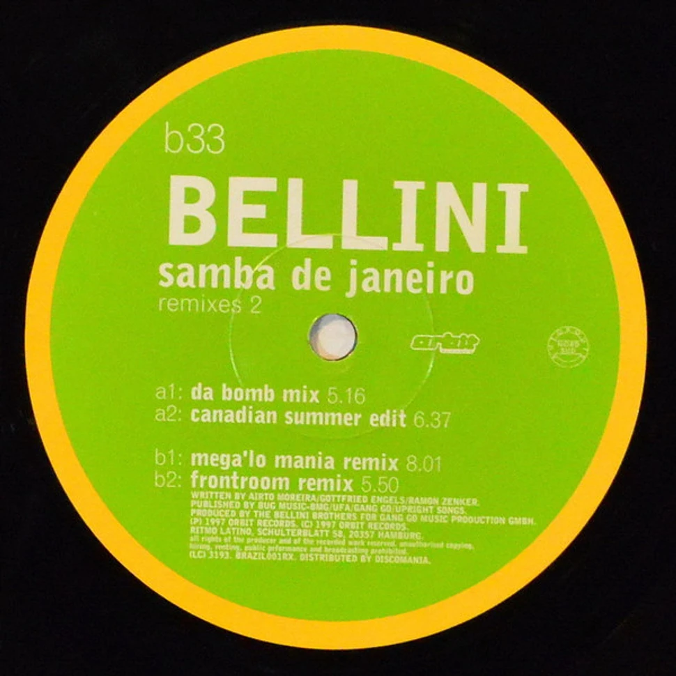 Bellini - Samba De Janeiro (Remixes 2)