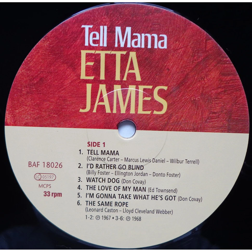 Etta James - Tell Mama