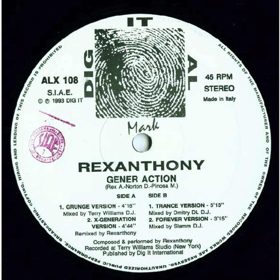 Rexanthony - Gener Action