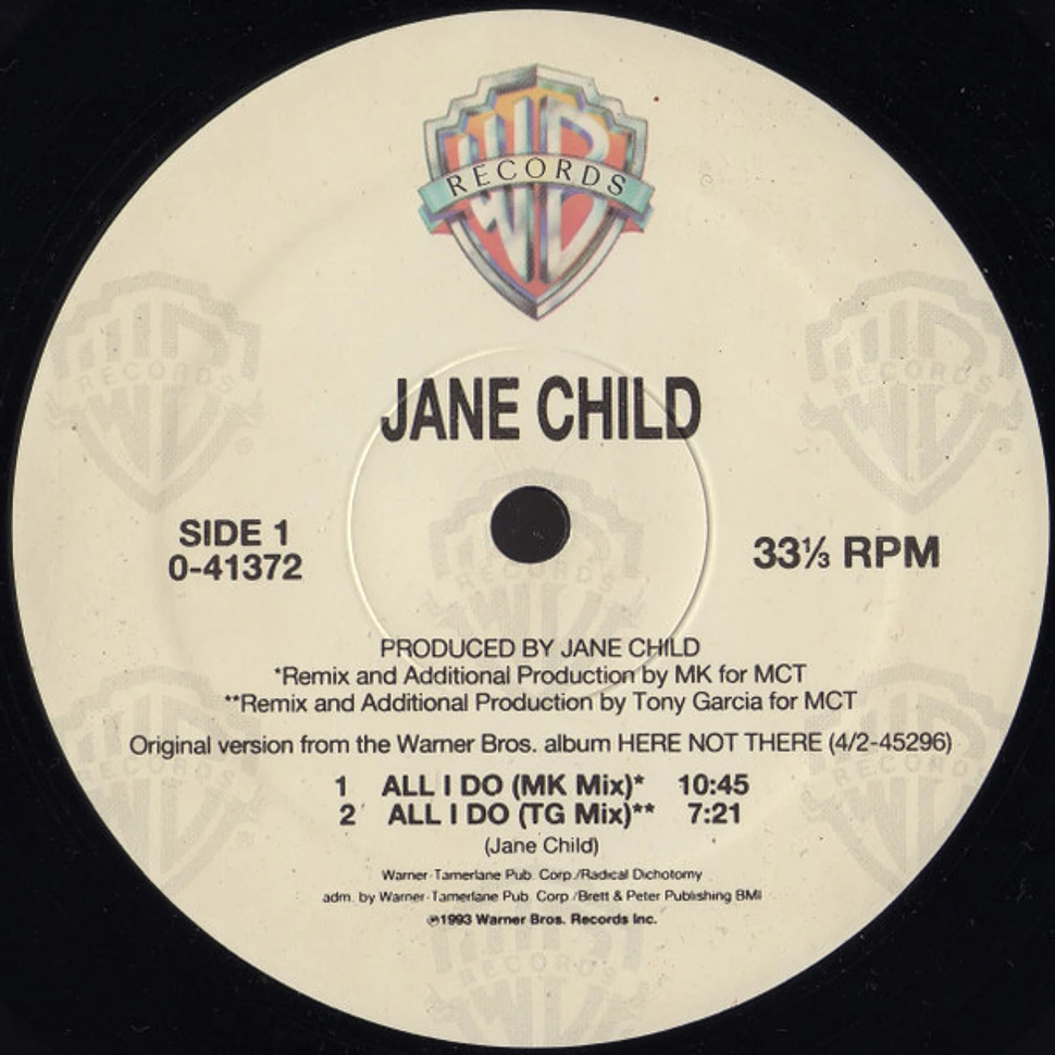 Jane Child - All I Do