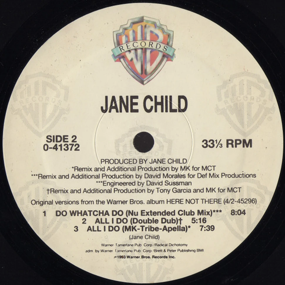 Jane Child - All I Do