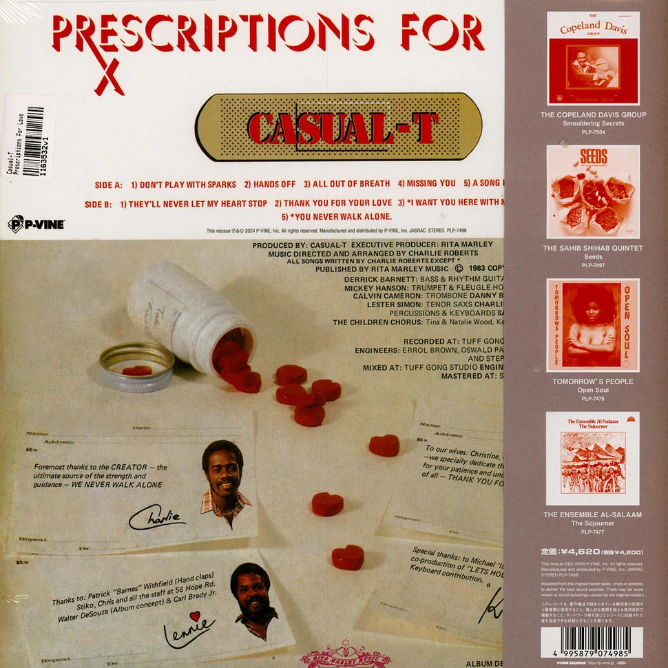 Casual-T - Prescriptions For Love