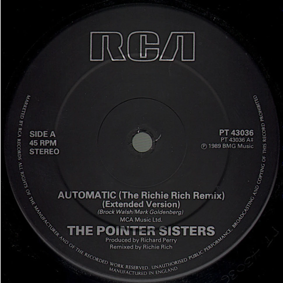 Pointer Sisters - Automatic (The Richie Rich Remix)