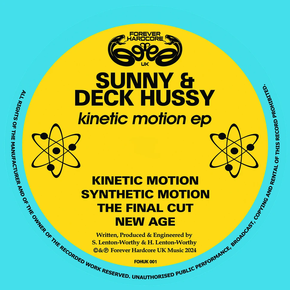 Sunny & Deck Hussy - Kinetic Motion EP