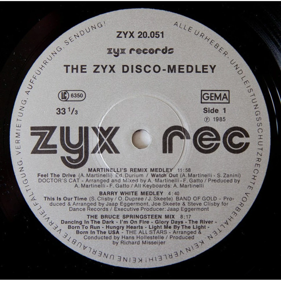 V.A. - The ZYX Disco-Medley