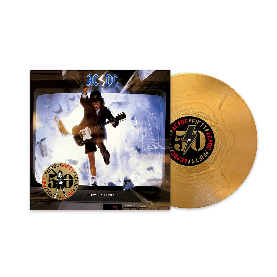 AC/DC - Blow Up Your Video 50th Anniversary Golden Vinyl Edition