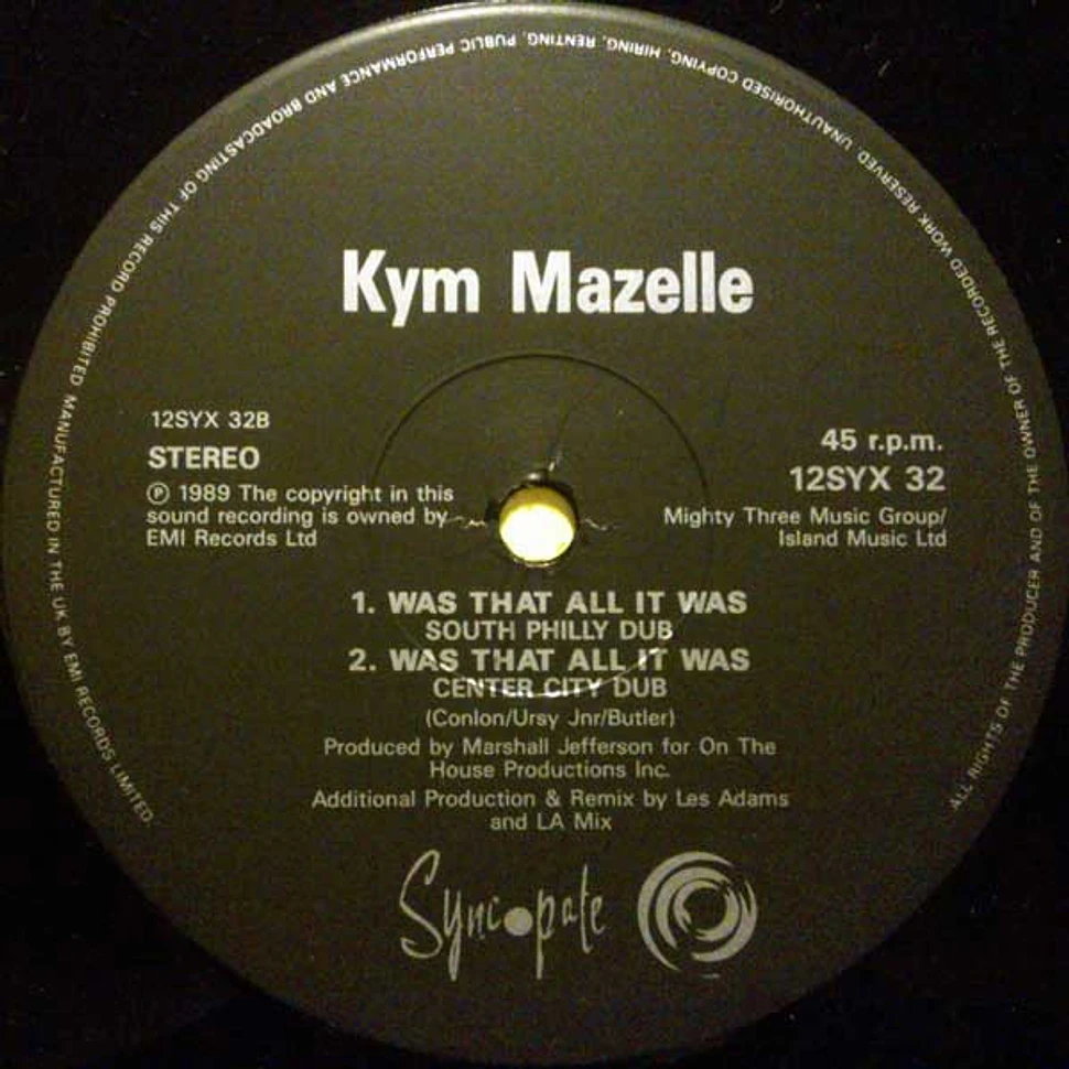 Kym Mazelle - Was That All It Was (Classic Philly Mix)