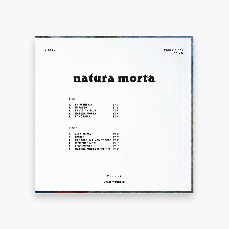 Sven Wunder - Natura Morta