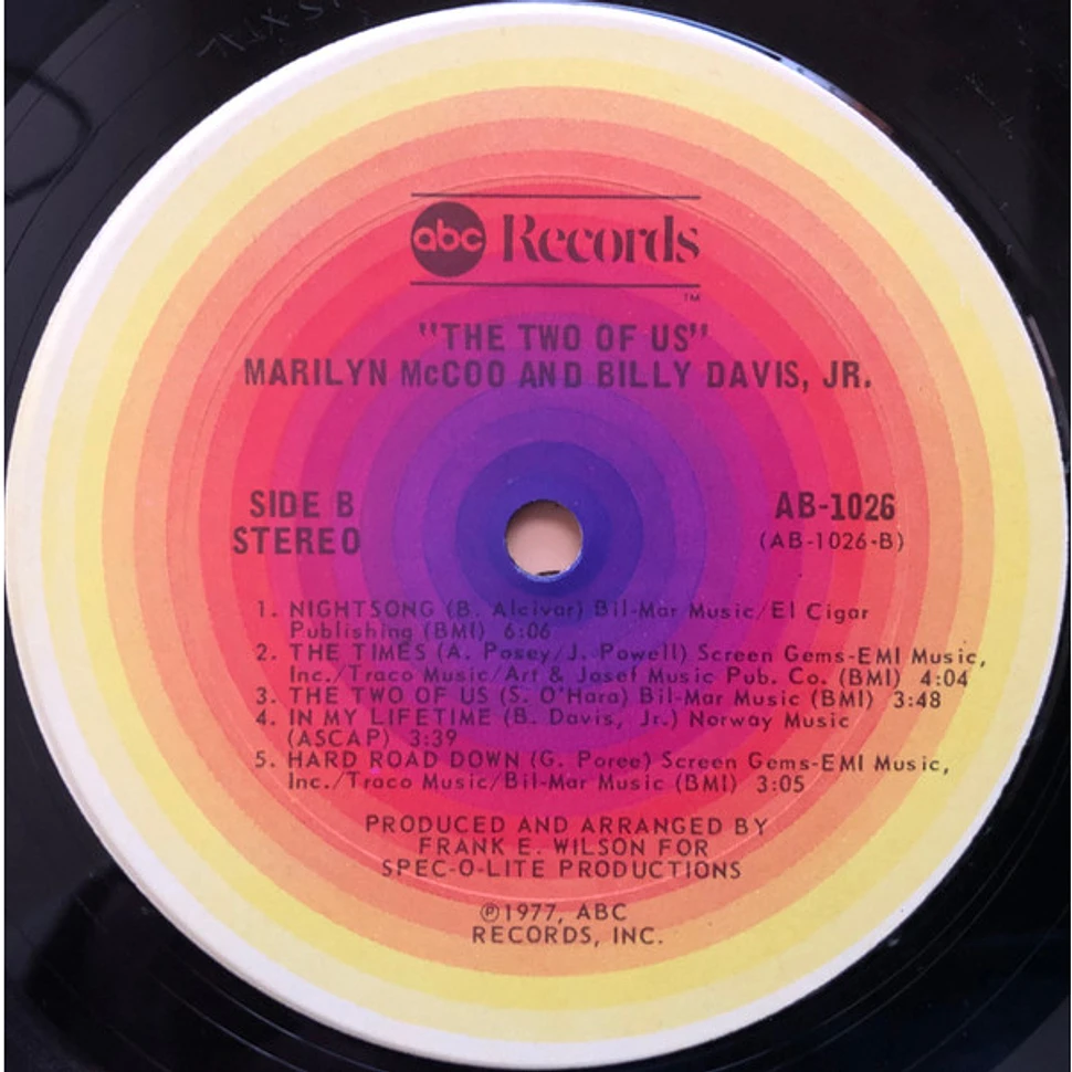 Marilyn McCoo & Billy Davis Jr. - The Two Of Us