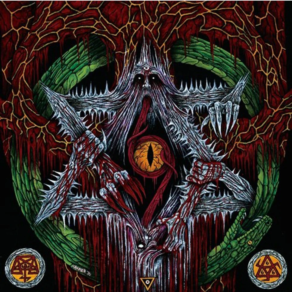 Nyogthaeblisz - Abrahamic Godhead Besieged By Adversarial Usurpation Oxblood Vinyl Edition