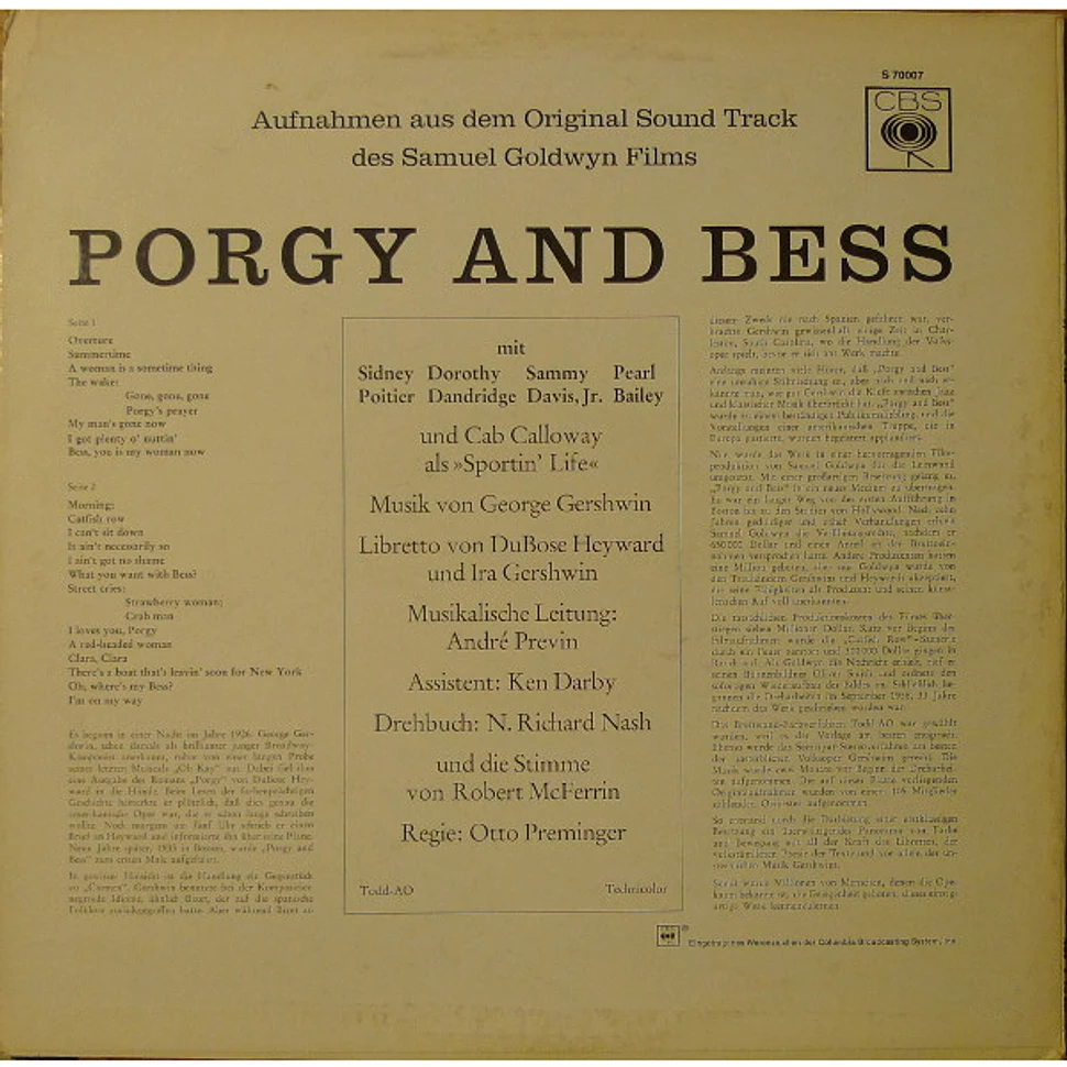 Samuel Goldwyn - OST Porgy And Bess