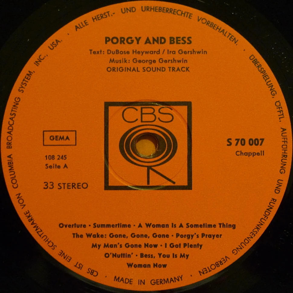 Samuel Goldwyn - OST Porgy And Bess