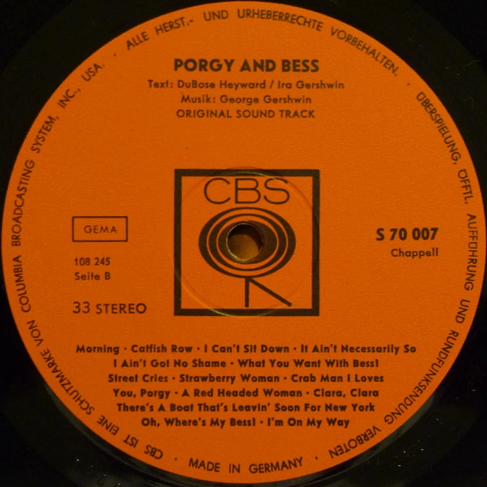 Samuel Goldwyn - OST Porgy And Bess