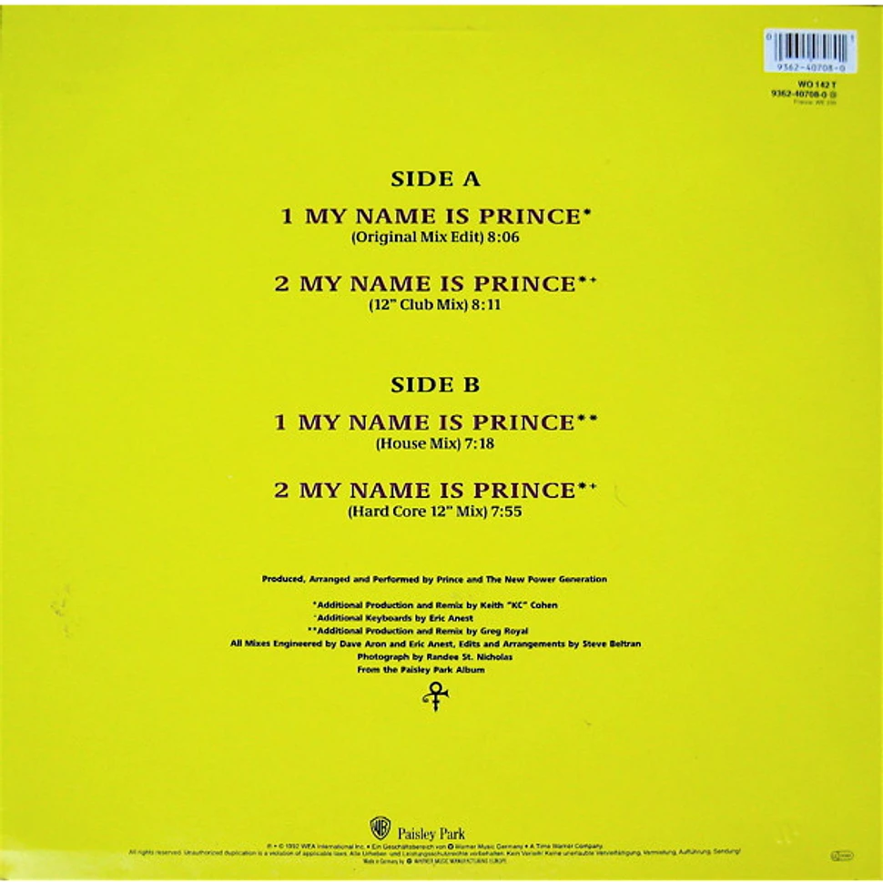 Prince & The New Power Generation - My Name Is Prince (Remixes)