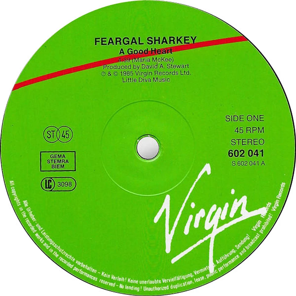 Feargal Sharkey - A Good Heart