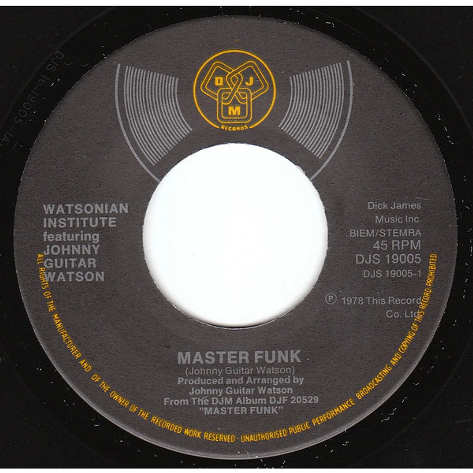 Watsonian Institute Featuring Johnny Guitar Watson - Master Funk