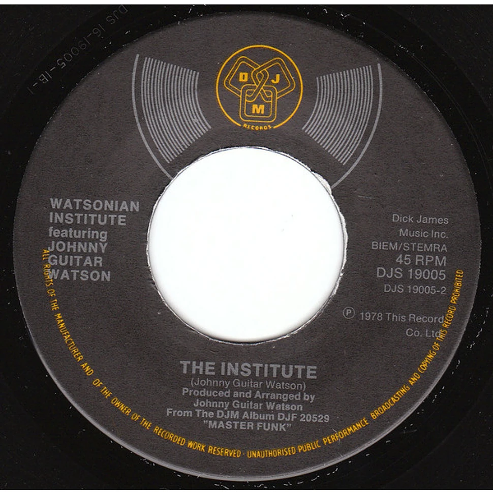 Watsonian Institute Featuring Johnny Guitar Watson - Master Funk