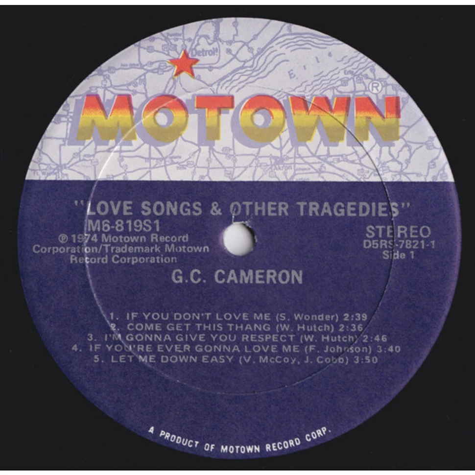 G.C. Cameron - Love Songs & Other Tragedies