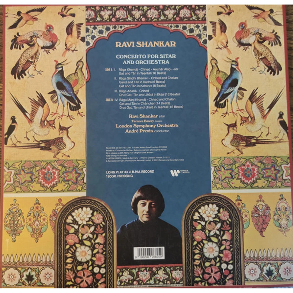 Ravi Shankar & André Previn - London Symphony Orchestra - Concerto For Sitar & Orchestra