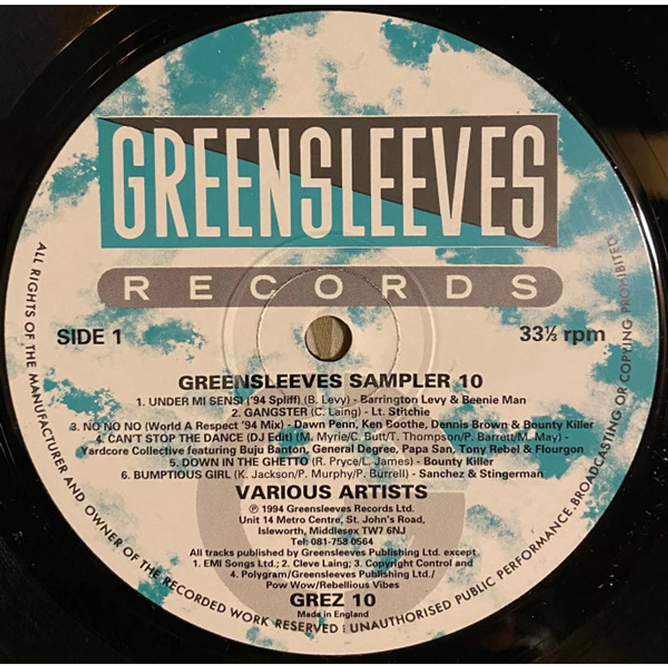 V.A. - Greensleeves Sampler 10