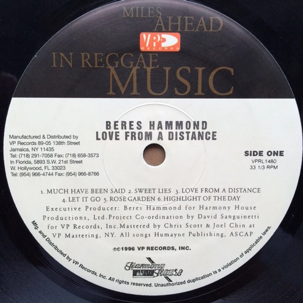 Beres Hammond - Love From A Distance