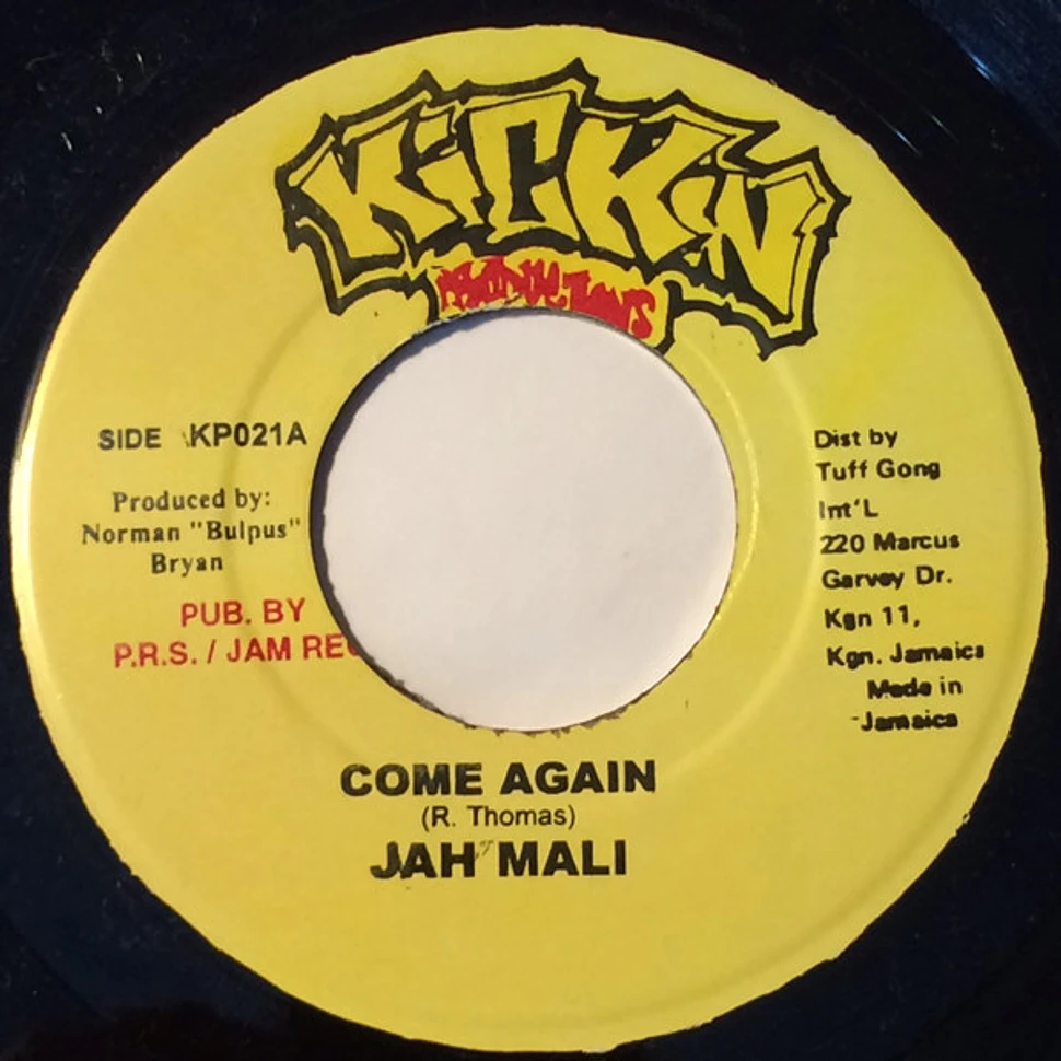 Jahmali / Mikey General - Come Again / Only Jah