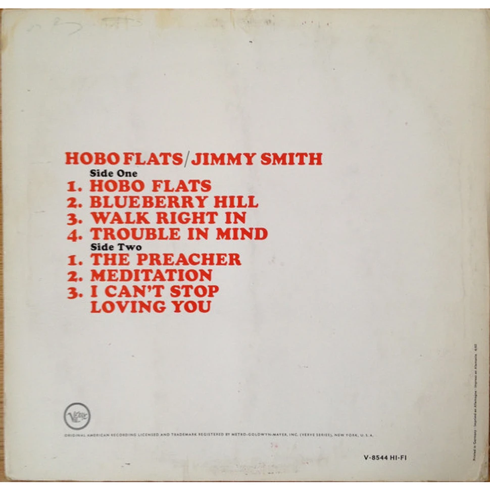 Jimmy Smith - Hobo Flats