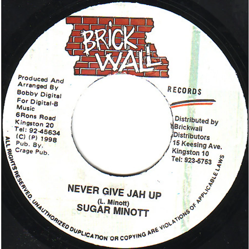 Sizzla / Sugar Minott - Good Ways / Never Give Jah Up