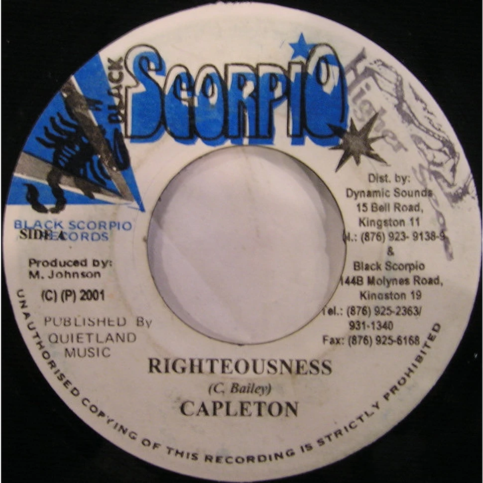 Capleton - Righteousness