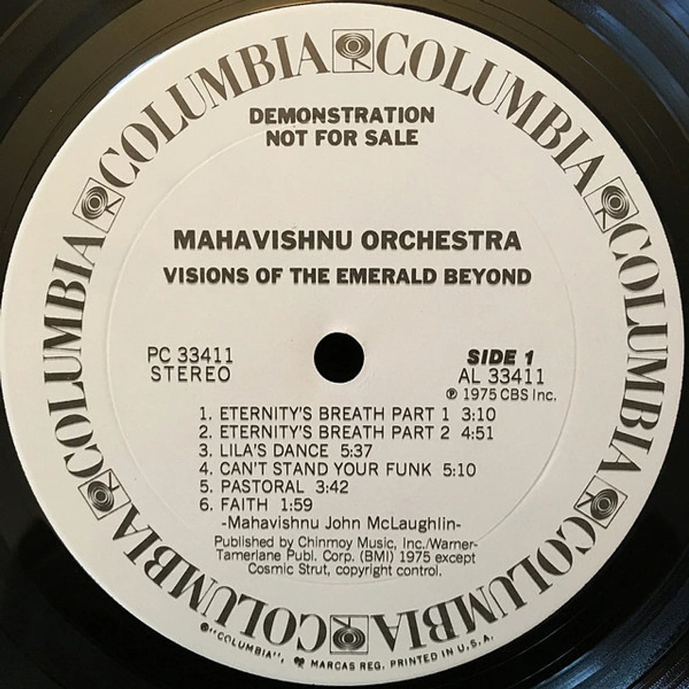 Mahavishnu Orchestra - Visions Of The Emerald Beyond