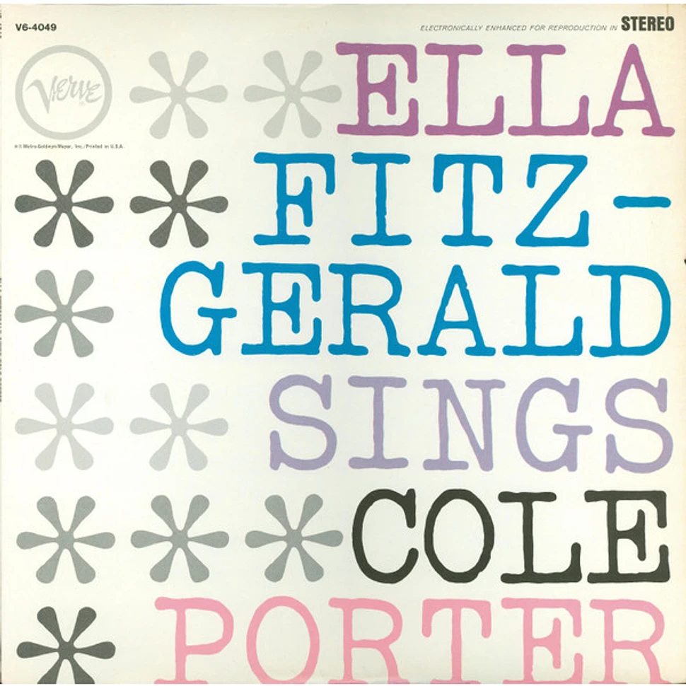 Ella Fitzgerald - Ella Fitzgerald Sings Cole Porter