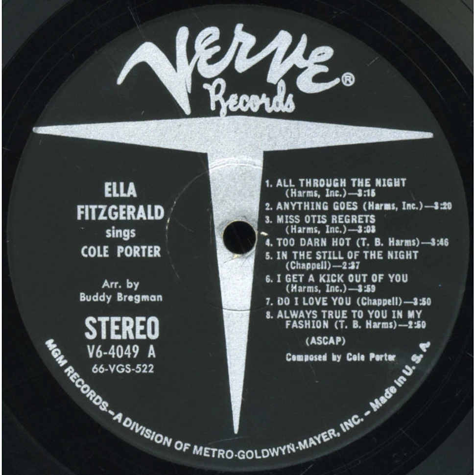 Ella Fitzgerald - Ella Fitzgerald Sings Cole Porter