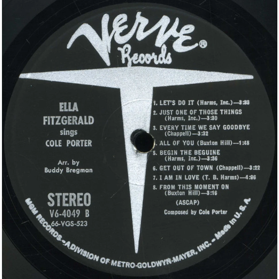 Ella Fitzgerald - Ella Fitzgerald Sings Cole Porter