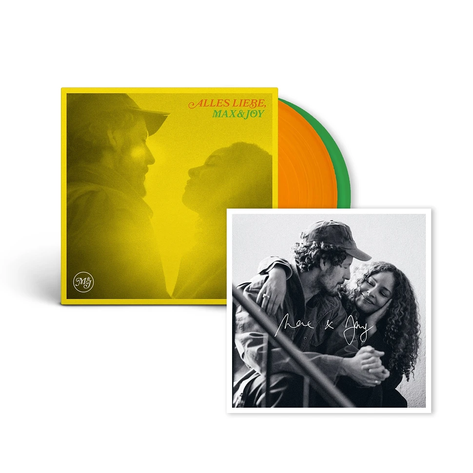 Max & Joy (Joy Denalane, Max Herre) - Alles Liebe HHV Exclusive Orange & Green Vinyl Edition w/ Signed Artprint