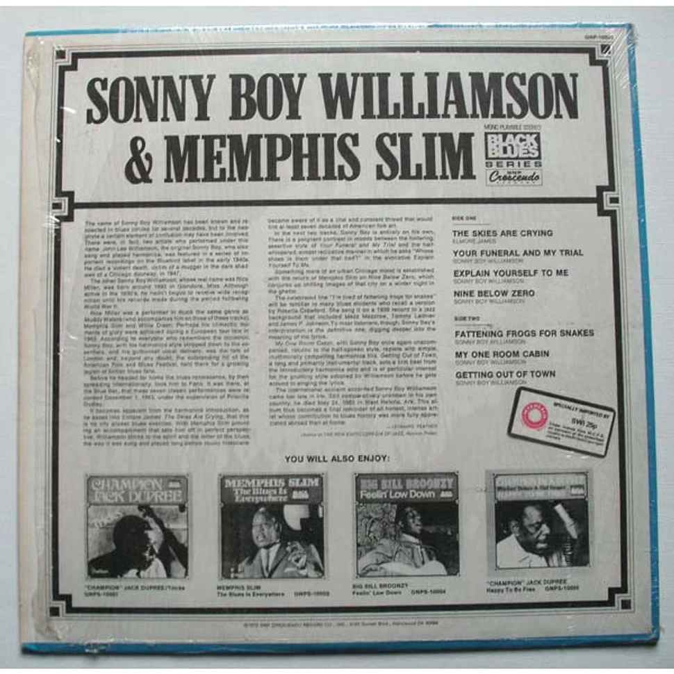 Sonny Boy Williamson & Memphis Slim - In Paris