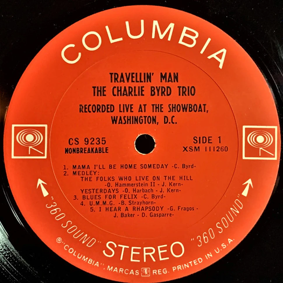 Charlie Byrd Trio - Travellin' Man