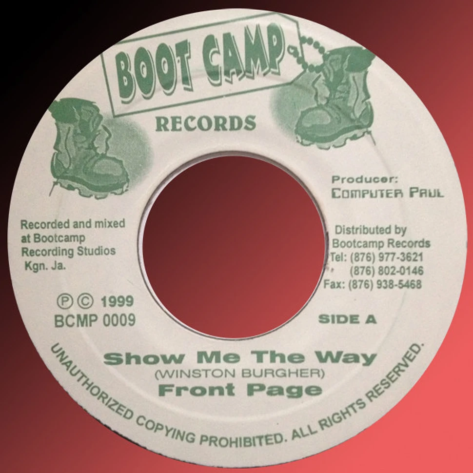 Front Page / Admiral Tibet - Show Me The Way / Kibba Yuh Mouth