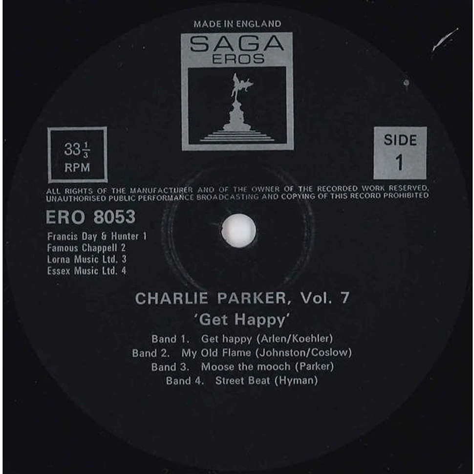 Charlie Parker - Volume 7: Get Happy