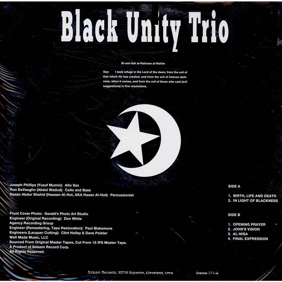 Black Unity Trio - Al-Fatihah