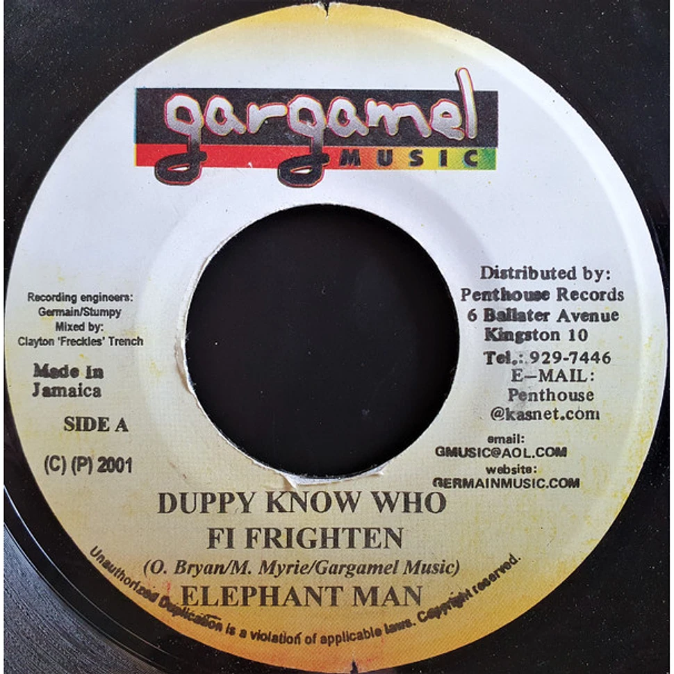 Elephant Man - Duppy Know Who Fi Frighten