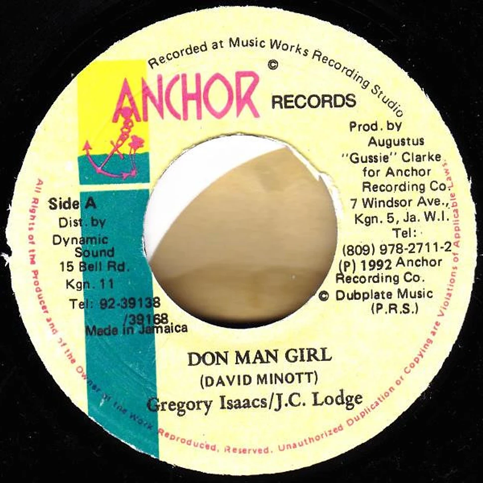 Gregory Isaacs / JC Lodge - Don Man Girl