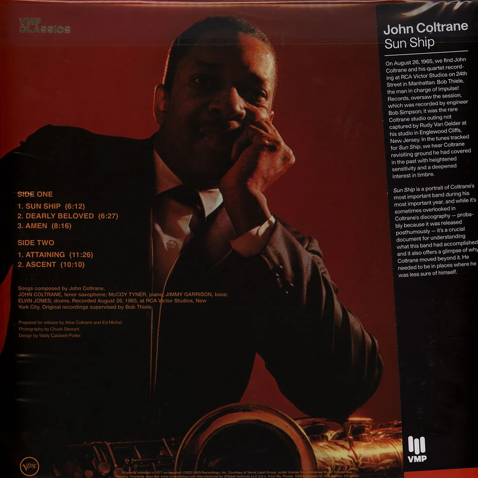 John Coltrane - Sun Ship Vinyl Me, Please Edition