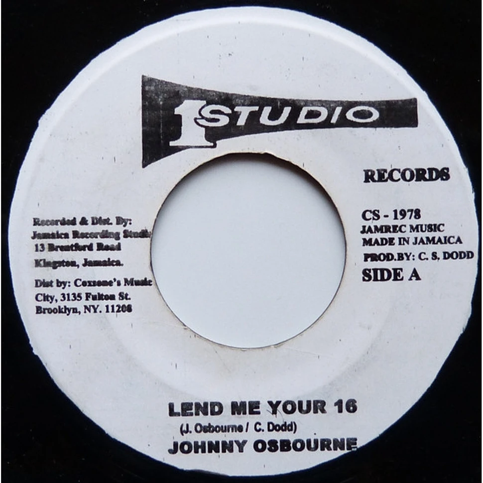 Johnny Osbourne - Lend Me Your 16