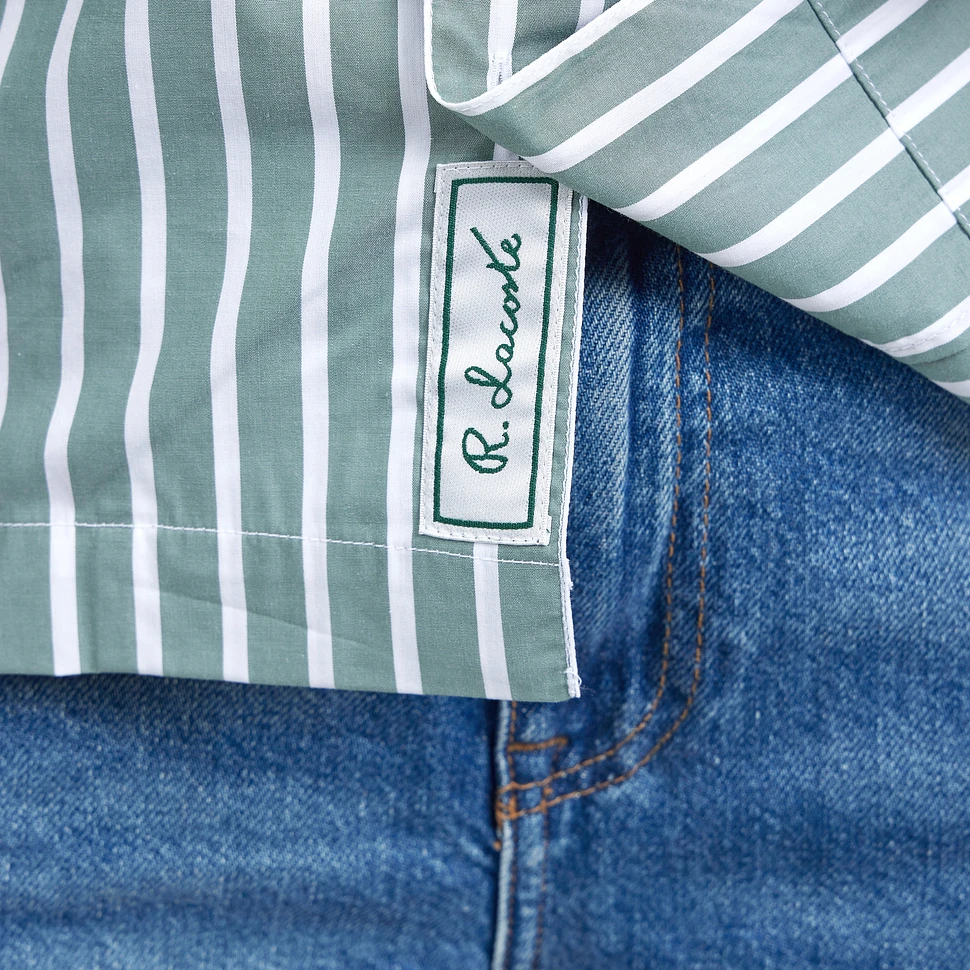 Lacoste - Relaxed Fit Short Sleeved Striped Shirt