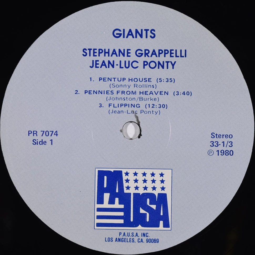 Stéphane Grappelli, Jean-Luc Ponty - Giants