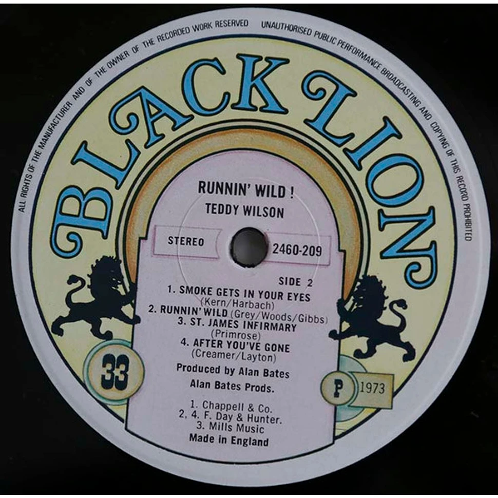 Teddy Wilson - Runnin' Wild