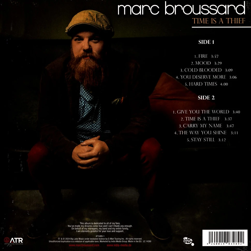 Marc Broussard - Time Is A Thief