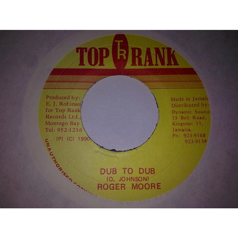 Roger Moore / Top Rank Gang - Dub To Dub / Sound To Sound