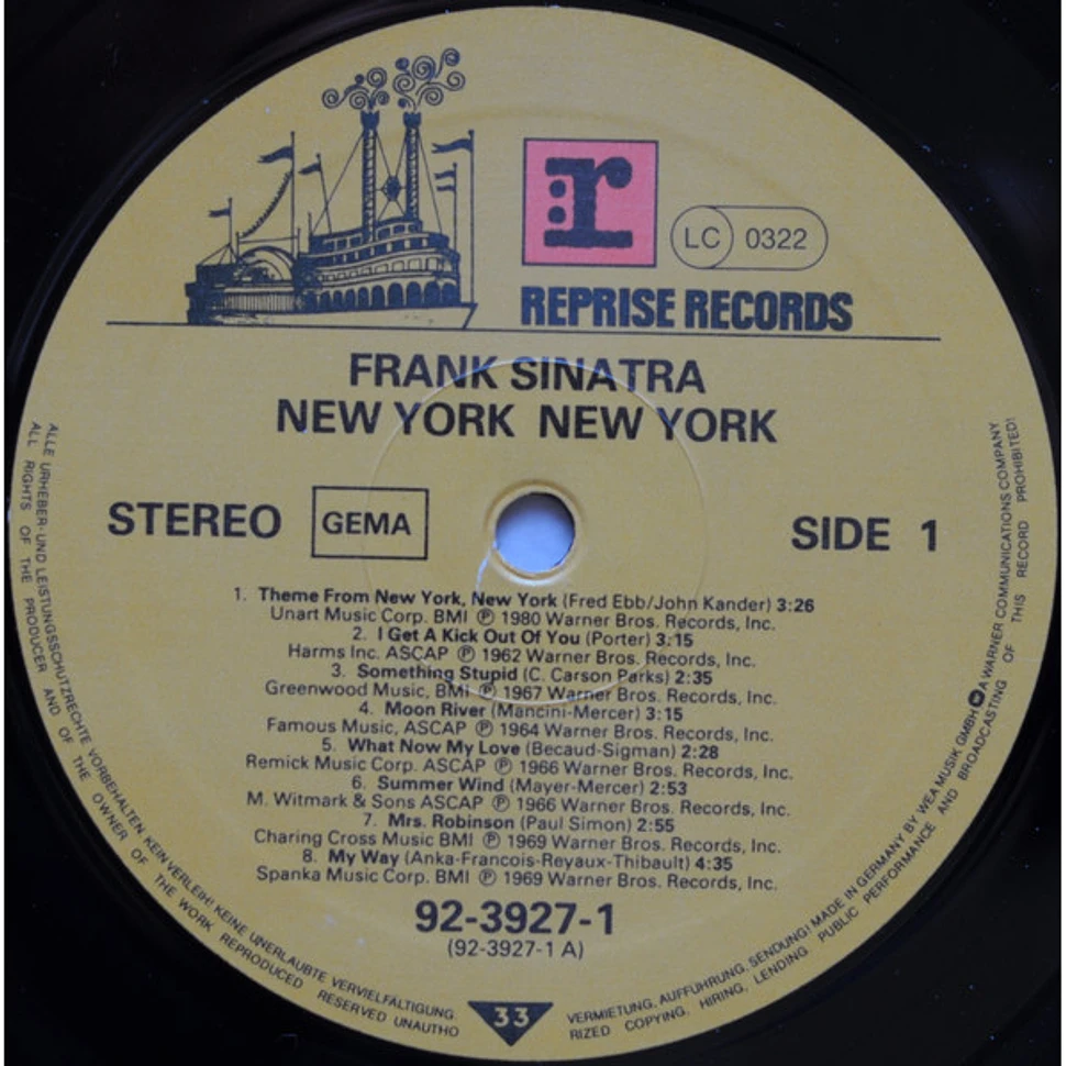 Frank Sinatra - New York New York: Seine Grössten Erfolge