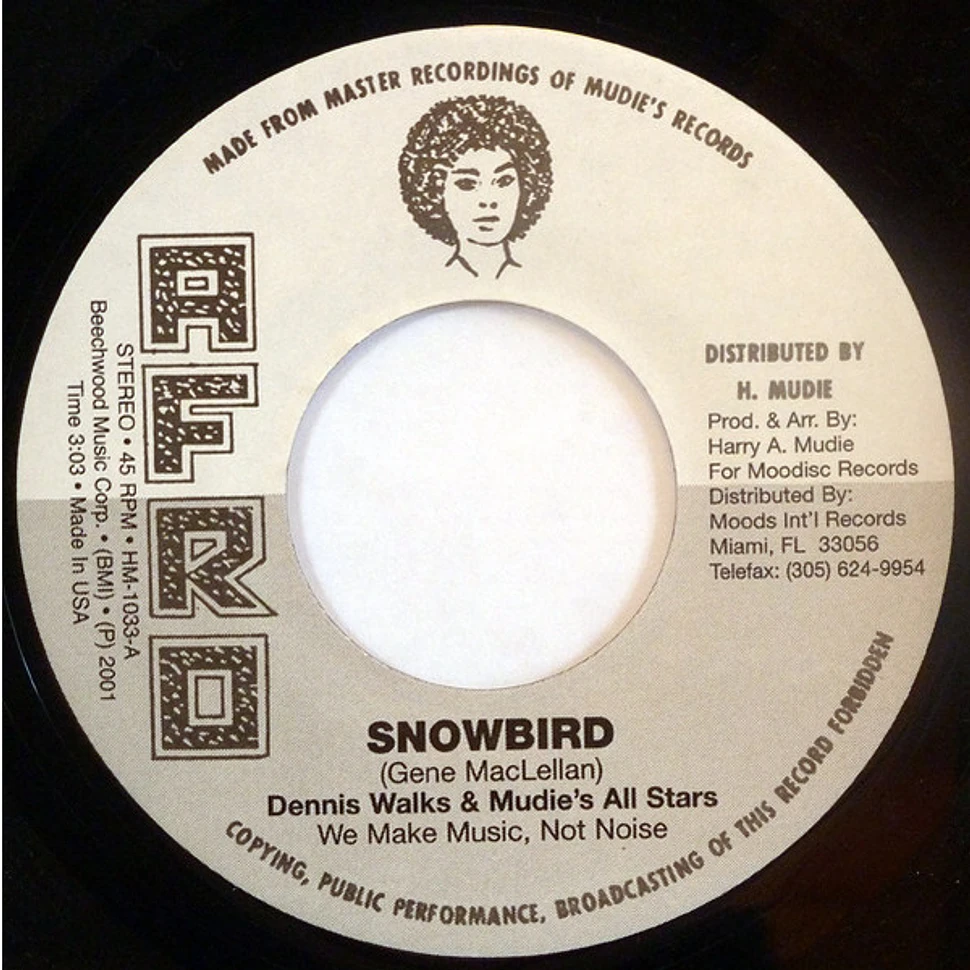 Dennis Walks & Mudies All Stars - Snowbird